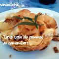 Tarte tatin de pommes au camembert