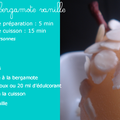 Poire pochée bergamote vanille