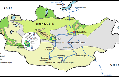 Notre carte de Mongolie