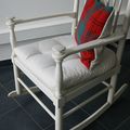 Rocking chair scandinave