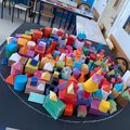 Semaine des Mathématiques et Printemps des Poètes Collège Sainte-Elisabeth Carré magique des 6e1 etc Dotoli et 6e2