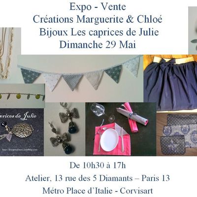 Expo - Vente Création - Dimanche 29 Mai
