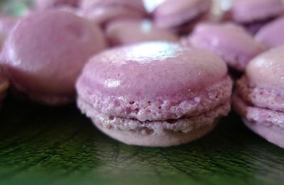 Macarons à la framboise (à l'agar agar)