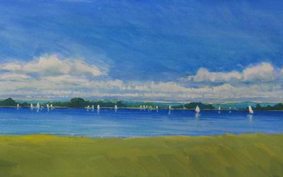 peinture du golfe du morbihan