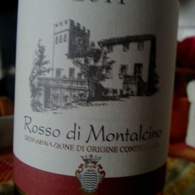Un excellent vin rouge de Toscane 
