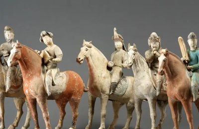 Group of five female musicians, Tang Dynasty (618-907)
