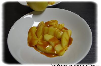 LES 12 ANS DE NOTRE BLOG ET DES POMMES TIEDES AU CARAMEL BEURRE SALE 