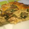 Quiche courgettes - saumon mariné