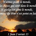 1 Jean 2 verset 15