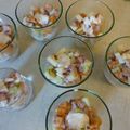 Tartare de haddock, granny smith et concombre en verrine, adaptée d'une recette d'Yza Foodista