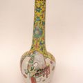 Vase Chinois Porcelaine Chine Famille Verte Kangxi Chinese Porcelain Ceramic