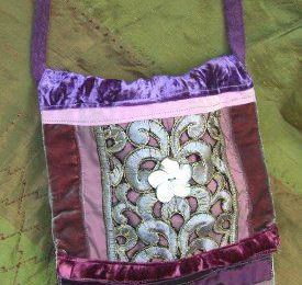 Petit sac "pochette" violet