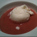 Sorbet au sirop d'orgeat