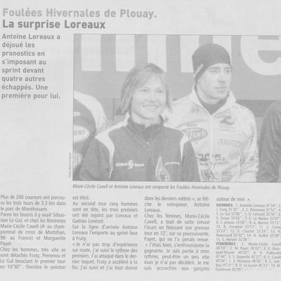 FOULEES HIVERNALES 2013