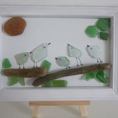 OISEAUX EN VERRE 