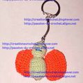 Un porte-clefs papillon