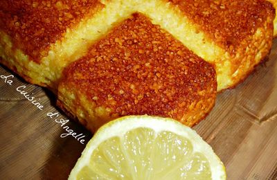 Gateau citronné à la polenta