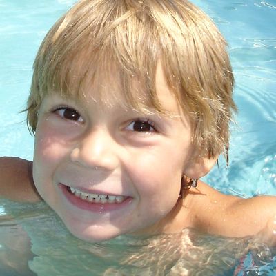 dans la grande piscine !!!