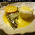 TURBOT FACON BEURRE BLANC D'AGRUMES ET RIZ DE CAMARGUE (recette maison)