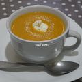 Velouté de patates douces et carottes