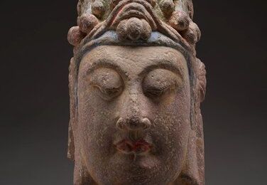 Head of a Bodhisattva, Sui dynasty, late 6th century,
