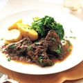 Boeuf braisé au vin rouge