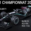 Bilan saison 2020 Paddock Club F1 +25U - Elite F1 +13U