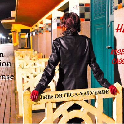 Joëlle Ortega-Valverde dédicace les romans de la détective Rose-Marie Cassandre au salon du livre de Villers sur mer