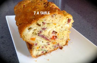 CAKE AUX POIREAUX CAROTTES BACON