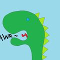 "Rawr" fait le dinosawr 