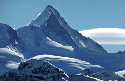 le Weisshorn 4505 m, l'un des 5 sommets de la