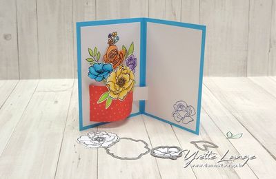 Carte pot de fleurs et son tuto