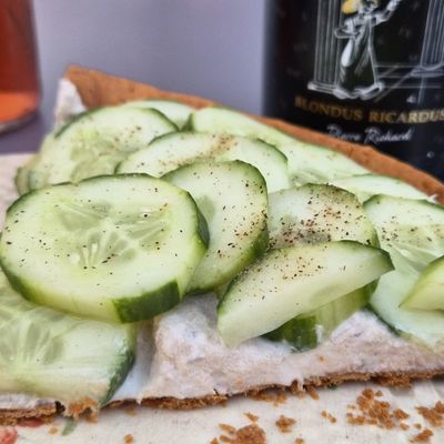 Tarte aux concombres