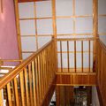 Escalier de l'étage relooké-