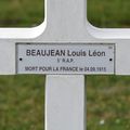 BEAUJEAN Louis (Bouesse) + 04/09/1915 Manoncourt (54)