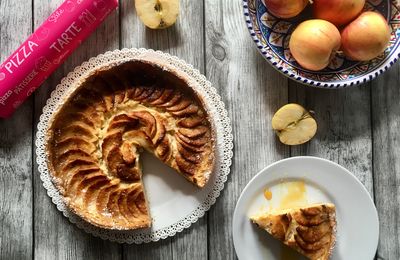 Tarte aux pommes façon grand-mère de chef Régis et chef Damien