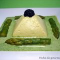 Terrine d'asperges, coulis de persil et citron