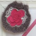 Broche en fleur