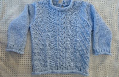 Pull texturé pour bébé d'automne