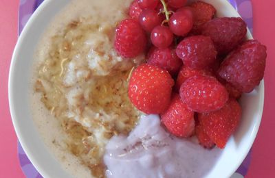 Pink porridge