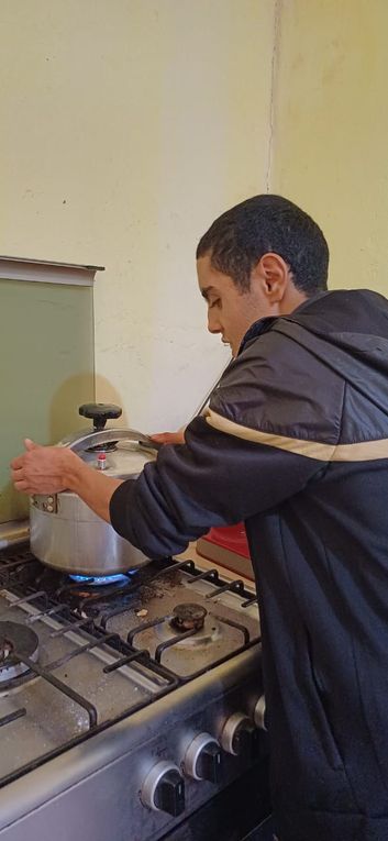Confiture de grenades du jardin vendredi 10 au temps d'accueil à Ourika Tadamoune