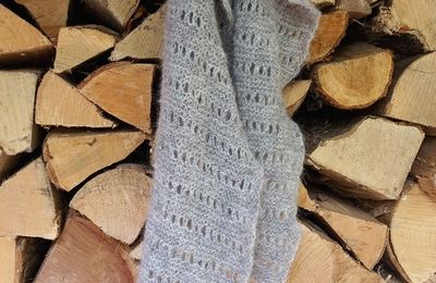 Préparons Noël toute l'année - une écharpe dans la hotte