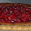 Tarte aux framboises