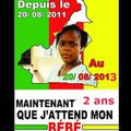 Cameroun,20 août 2011-20 août 2013,Vanessa Tchatchou attend toujours son bébé: Appel pour une minute de silence et d'arrêt