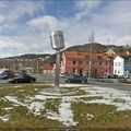 Rond-point à Notodden (Norvège)