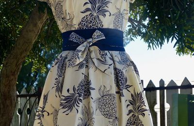 Ma robe ananas, la petite robe noire de l'Atelier d'Enolyne 