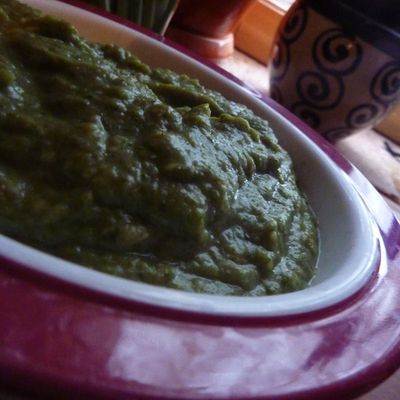 Douceur de Pois Cassés aux Légumes Verts et Cumin