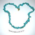 COLLIER HOWLITE TURQUOISE 3 