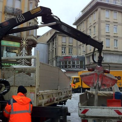 #Mulhouse y a t-il trop de sel dans la ville ? #neige
