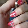 nail art rose
